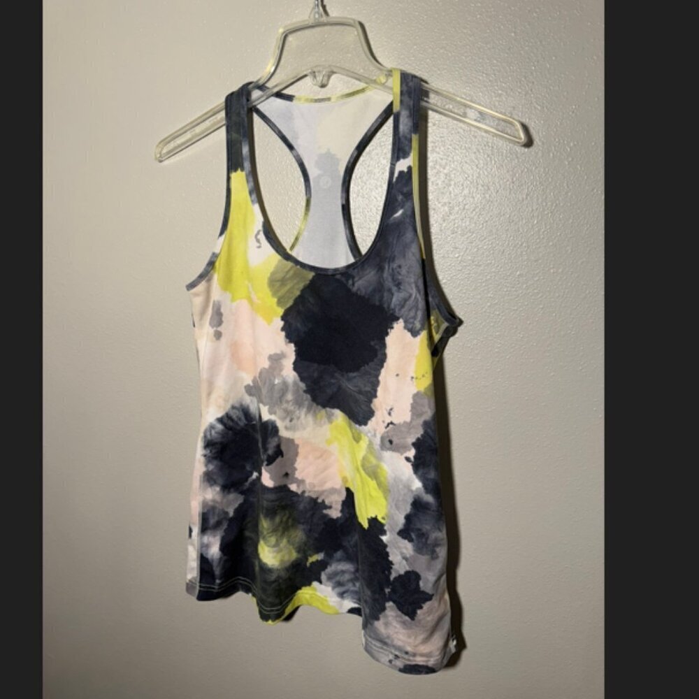 Lululemon Athletica Active Tank - pink, black, yellow & white